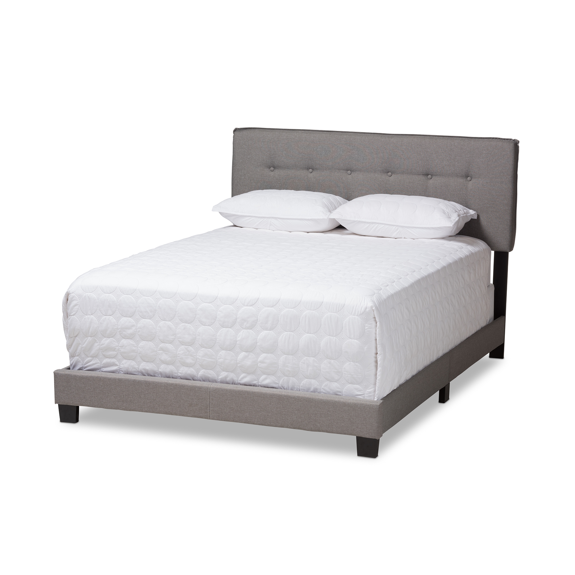 Audrey upholstered deals bed grey